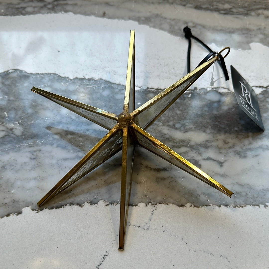 8&quot; Glass Hanging Star