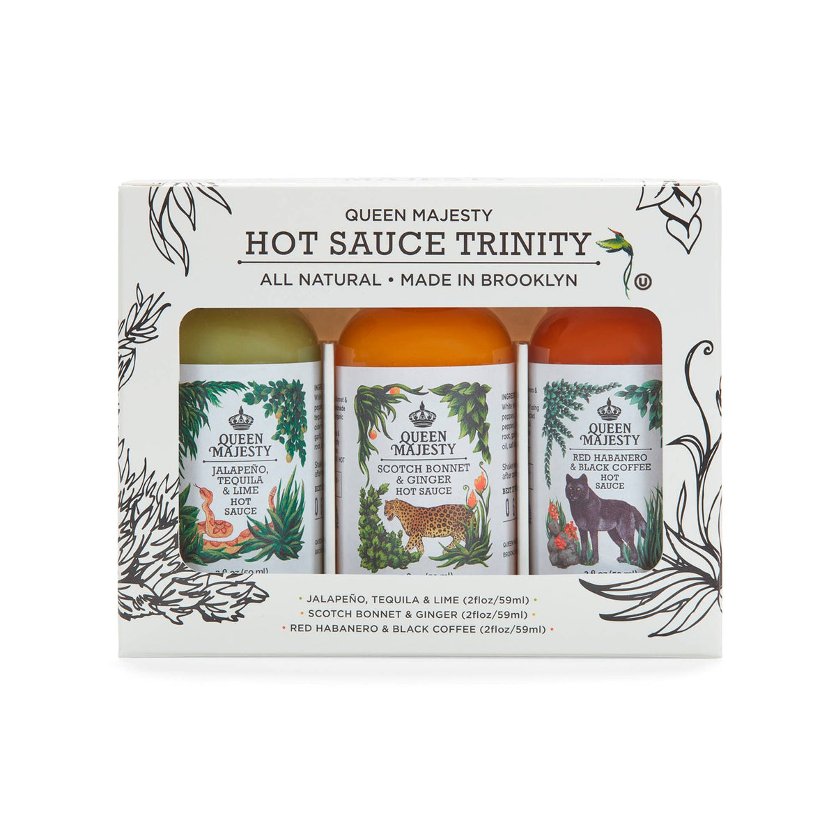 2 oz. Trinity Hot Sauce Sampler