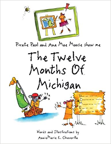 The Twelve Months Of Michigan Book
