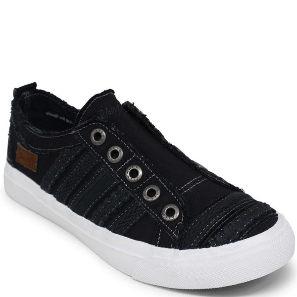 Blowfish black canvas shop shoes