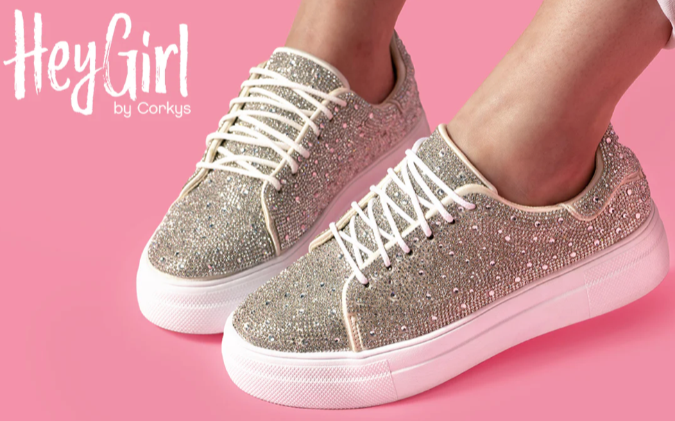 Bedazzle Clear Rhinestones Shoes