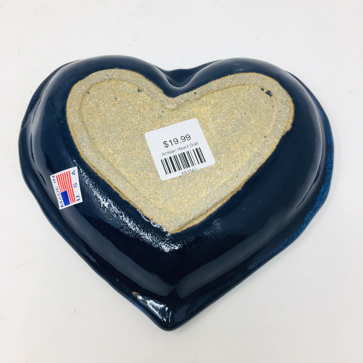 Artisan Pottery Heart Dish