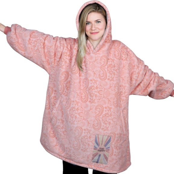 Mariposa Paisley Oversized Blanket Pullover