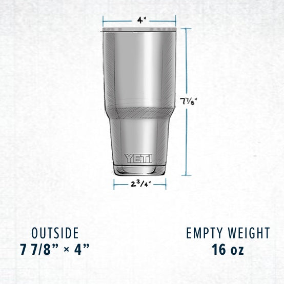 YETI 16 oz. Rambler Pint Tumbler with MagSlider Lid