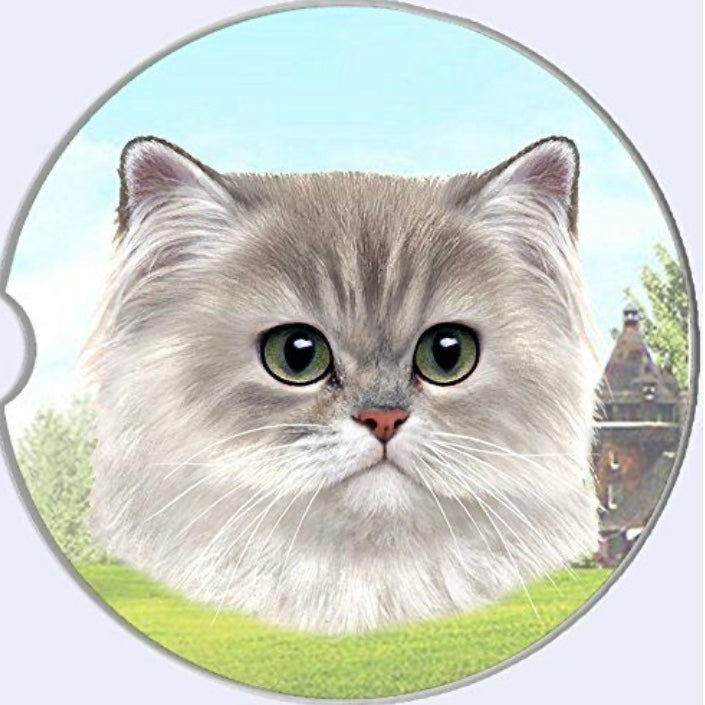 Cat Round Car Coaster