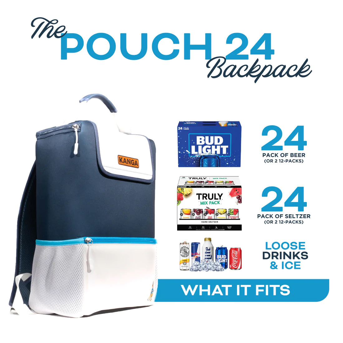 Kanga Pouch 24 Pack Backpack Cooler