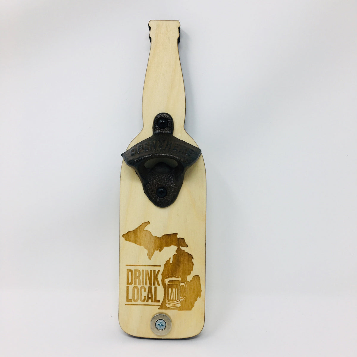 Michigan Wood Bottle Opener