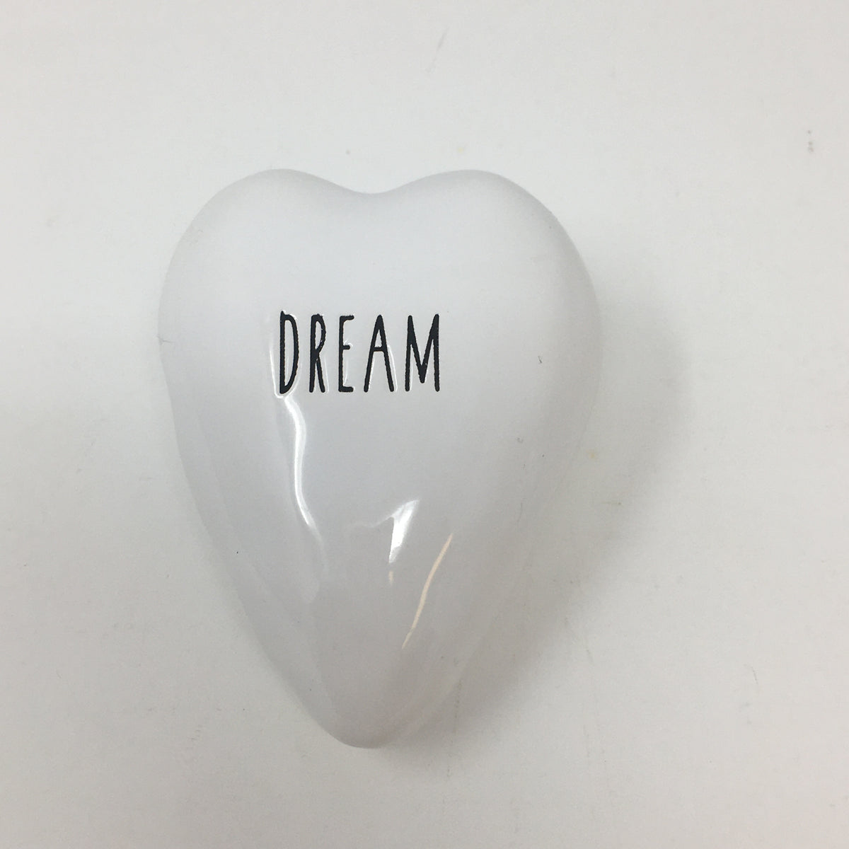 Ceramic Heart Shape Words - Dream, Happy, Love