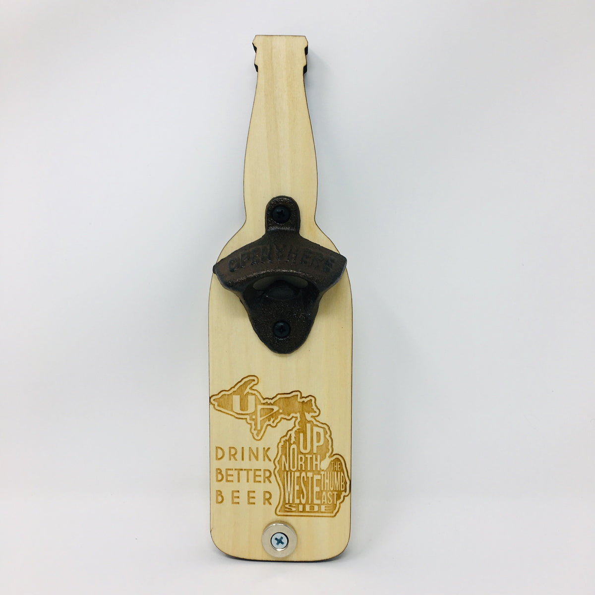 Michigan Wood Bottle Opener