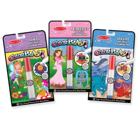 Melissa & Doug On-The-Go ColorBlast Animals No-Mess Coloring Pad