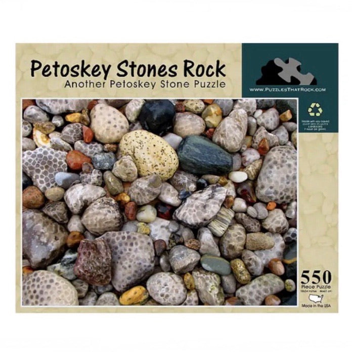 Petoskey Stones Rock 550 pc Puzzle