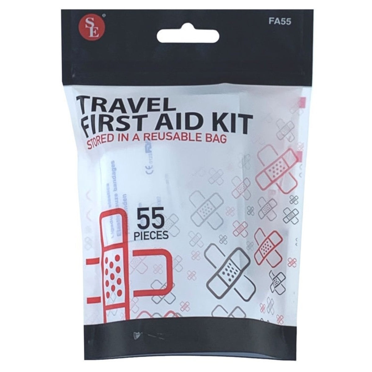 55 pc Travel First Aid Kit