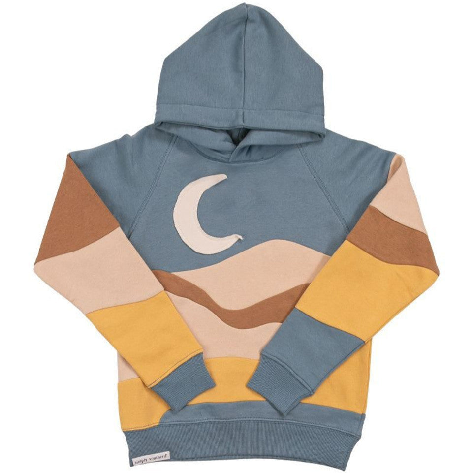 Patchwork Moon Hoodie