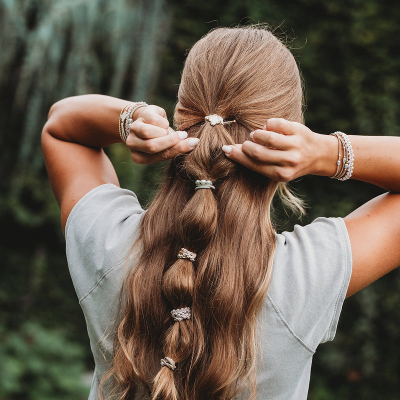 Glimmer: Hair + Tie Bracelets