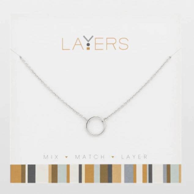 Silver Layers Necklace