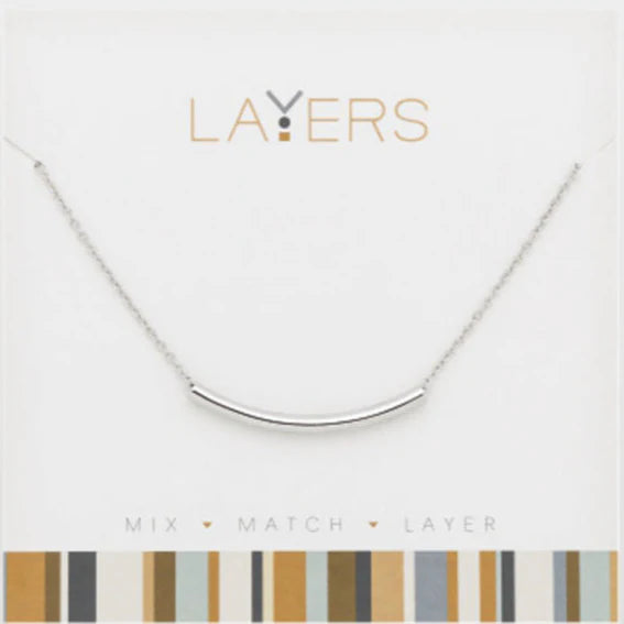 Silver Layers Necklace