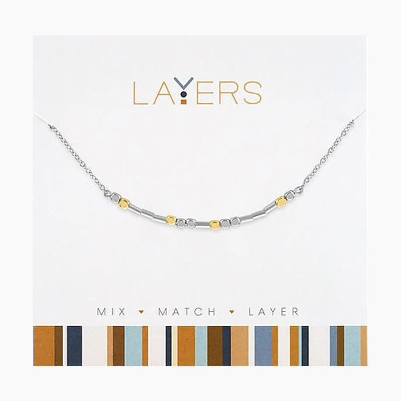 Silver Layers Necklace