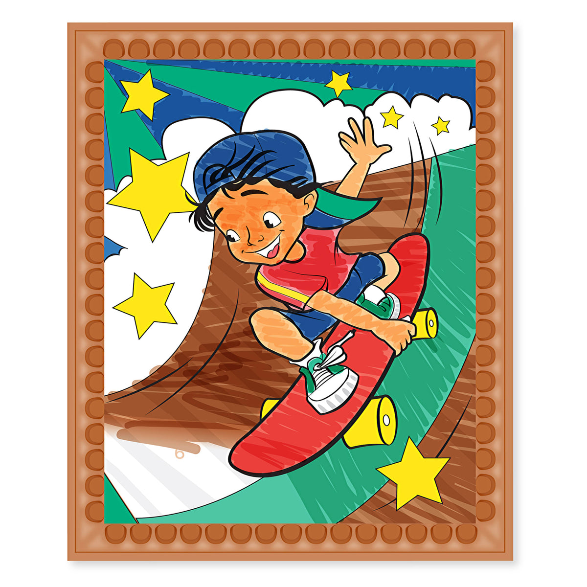 On The Go Color By Numbers Coloring Pad