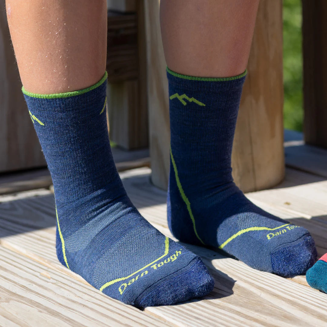 Kids Jr. Hike/Trek Micro Crew Cushioned Lightweight Hiking Socks