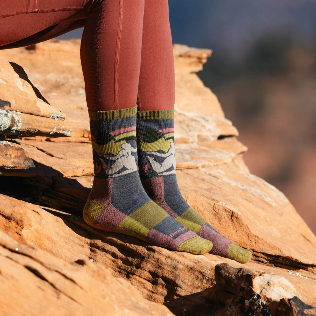Women&#39;s Trailblazer Micro Crew Cushion Lightweight Hiking Socks