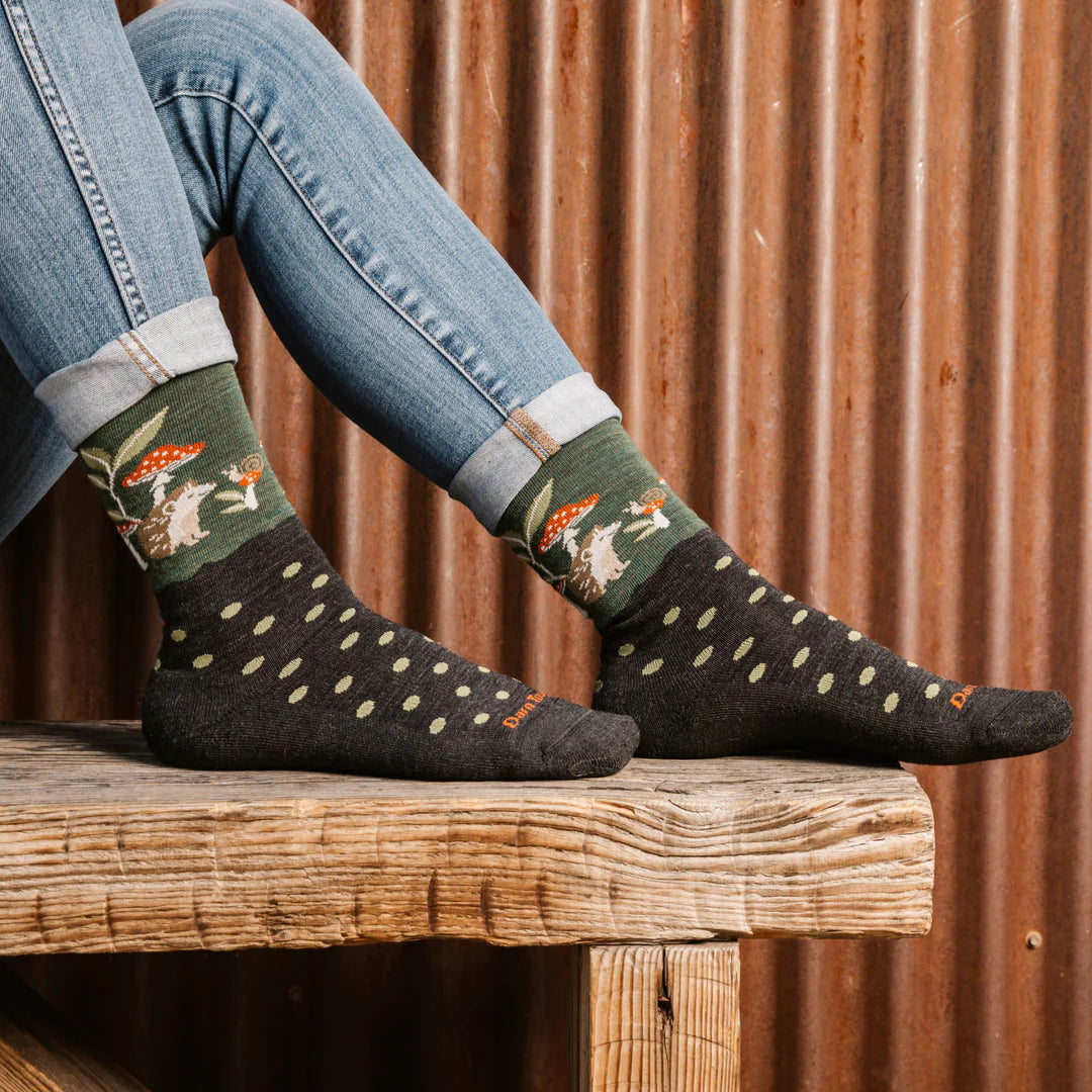 Women&#39;s Wild Life Crew Cushion Lightweight Lifestyle Socks
