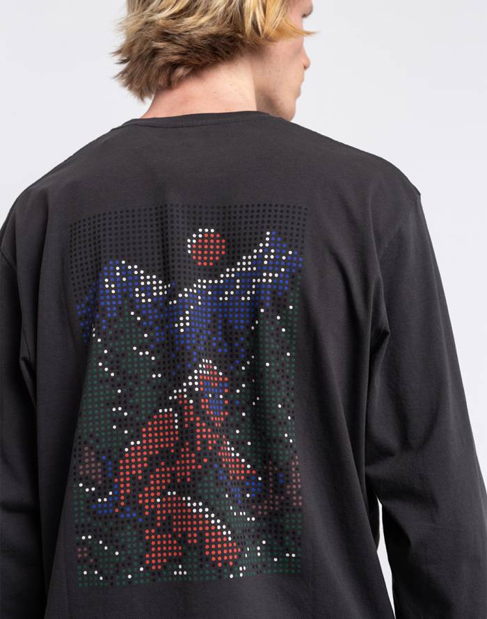 LS Black Sasquatch To Dot Shirt