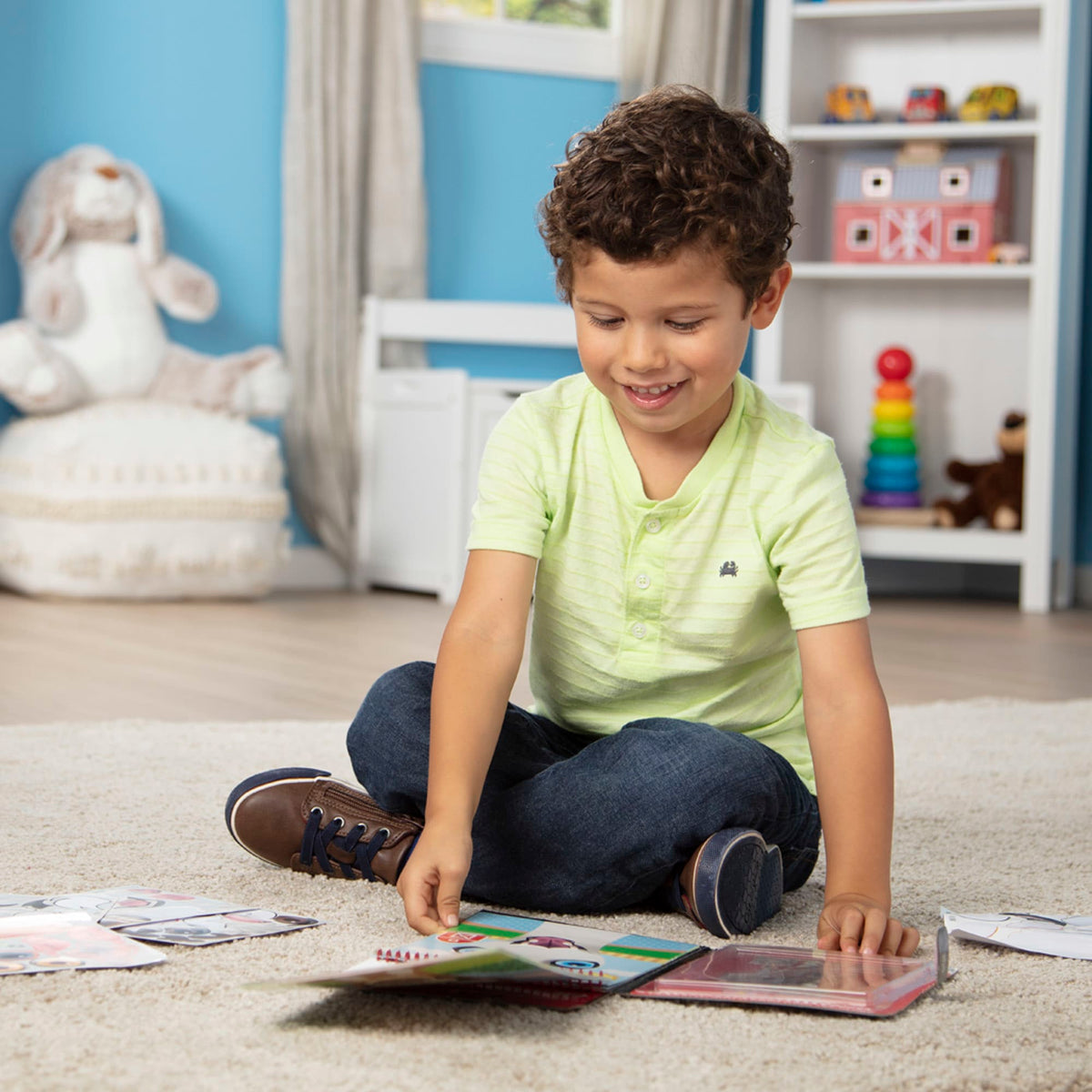 On The Go Make-a-Face Reusable Sticker Pad