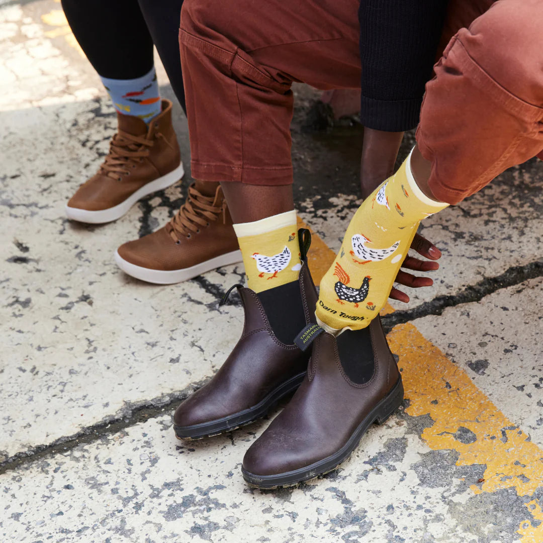 Women&#39;s Mother Clucker Crew Cushion Lightweight Lifestyle Socks