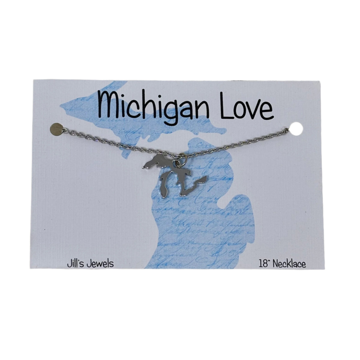 Michigan Great Lakes Necklace