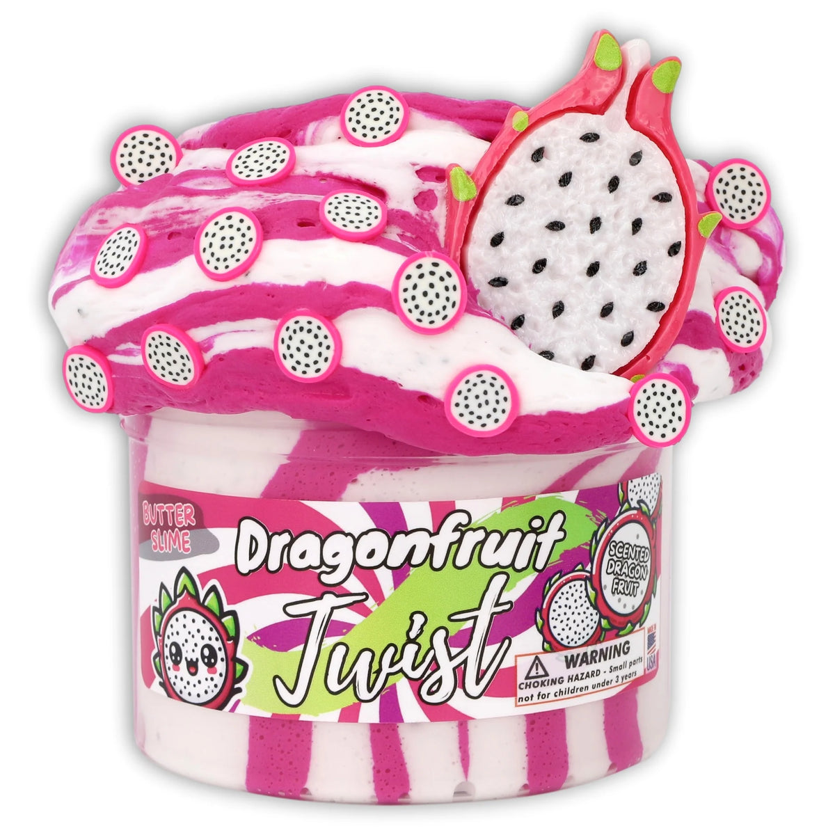Dragonfruit Twist Slime