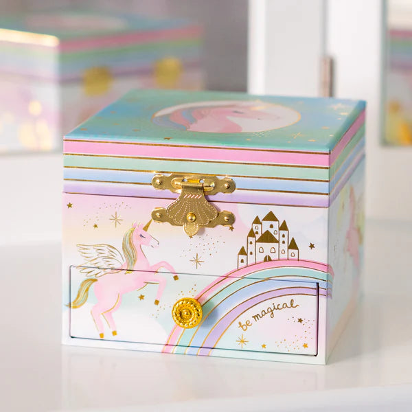 Sm Enchanted Unicorn Musical Jewelry Box