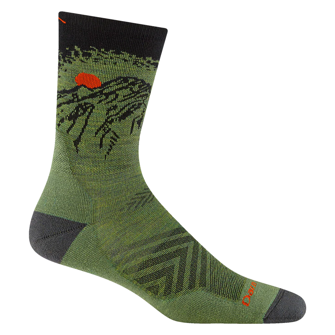 Men&#39;s Vert Micro Crew Cushion Ultra Lightweight Running Socks