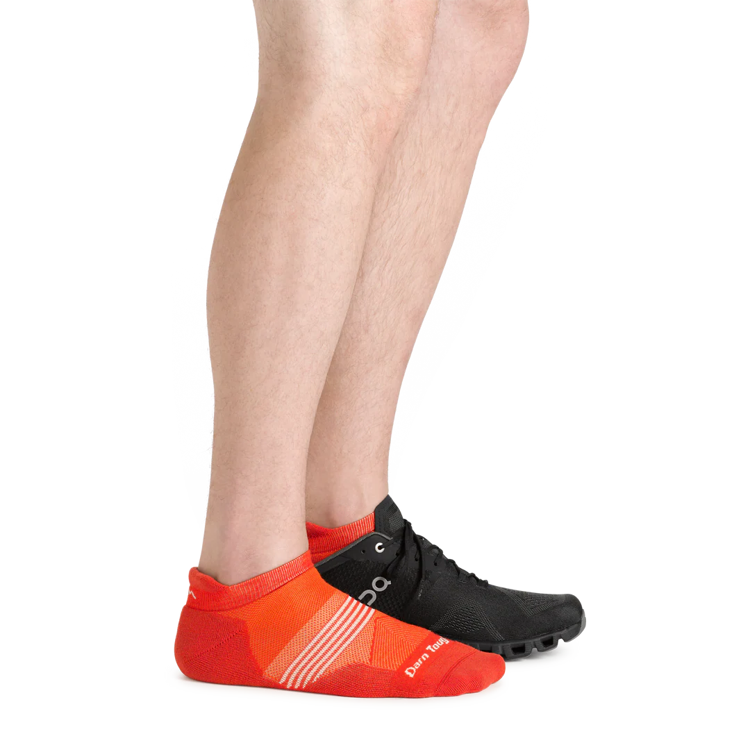 Men&#39;s Element Run No Show Tab Cushioned Lightweight Running Socks