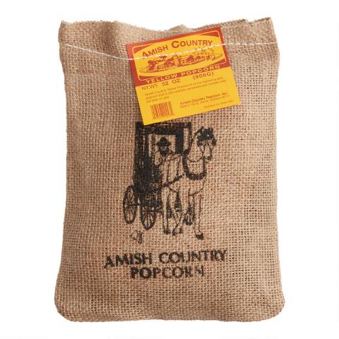 Amish Country 2# Burlap Bag Popcorn Kernels