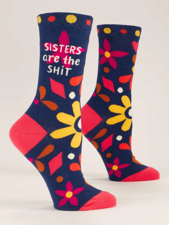 Sisters Are The Shit Women&#39;s Crew Socks