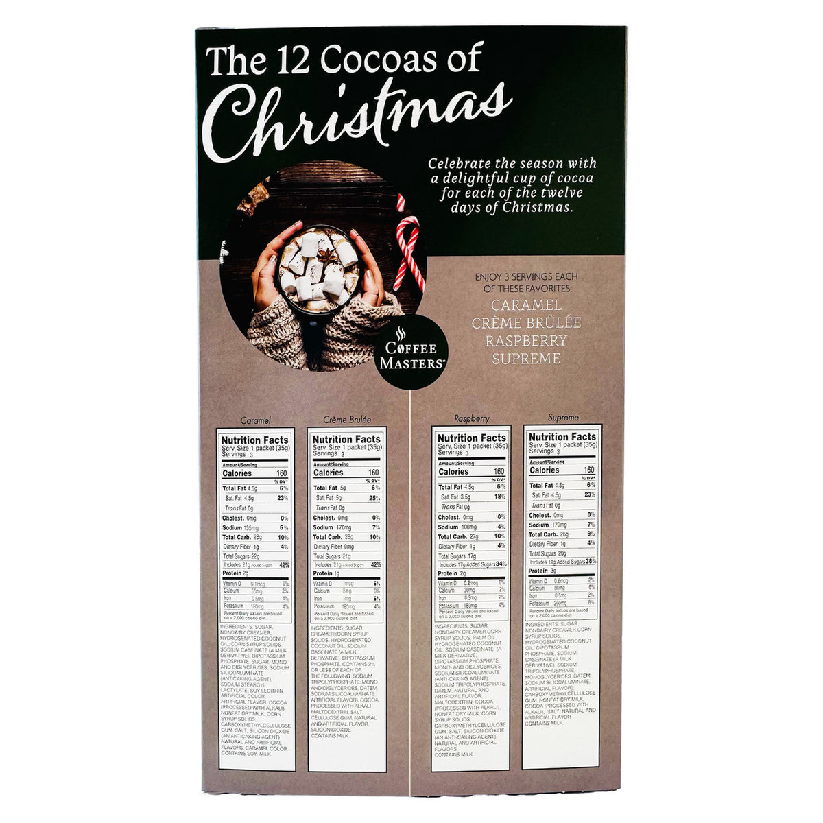 12 Cocoas of Christmas Gift Book