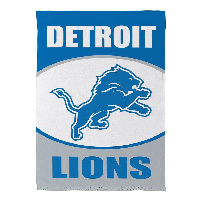 Detroit Lions Suede Flag House Size