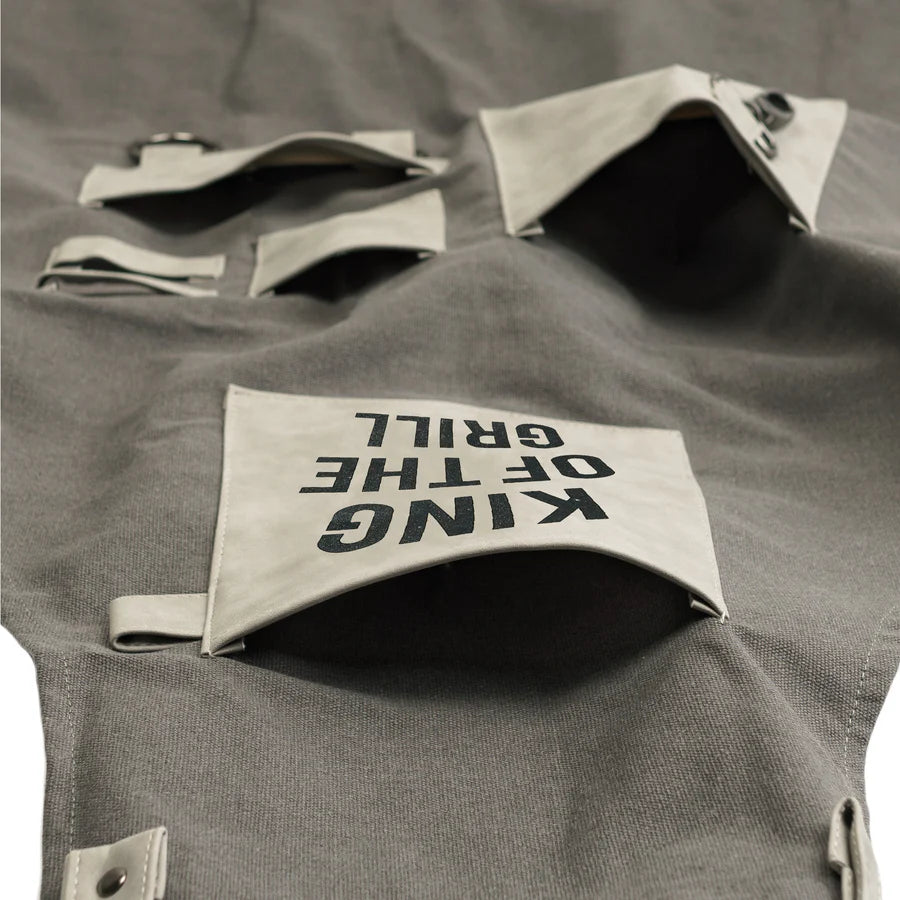 King of Grill Canvas Apron