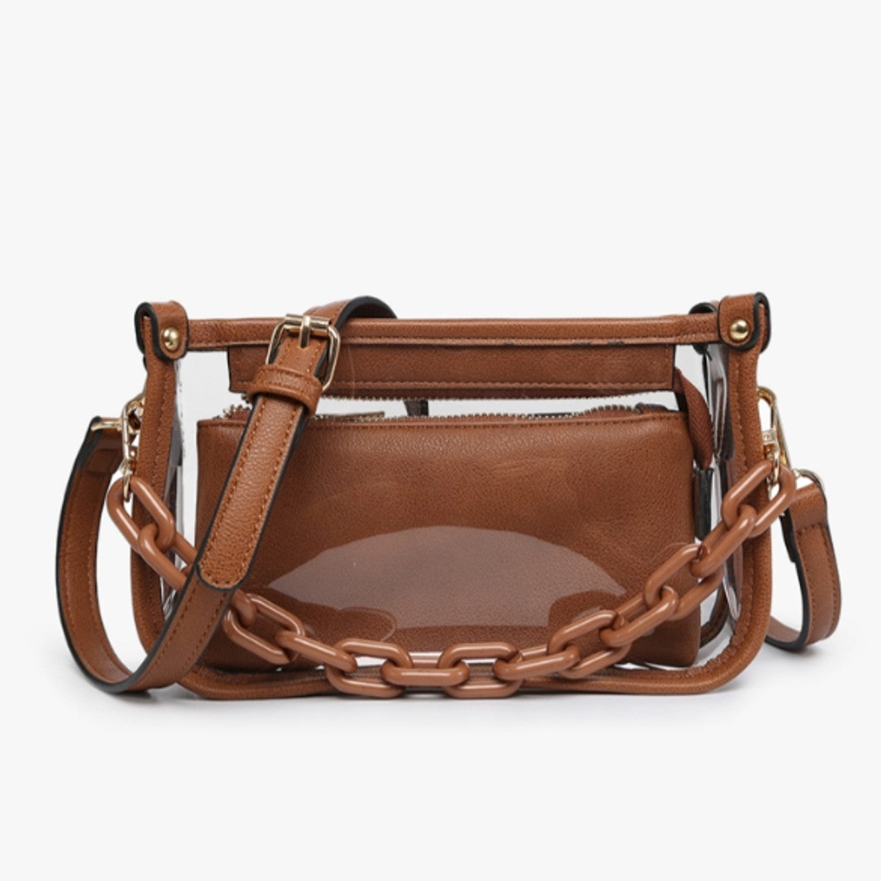 Jessica Clear Crossbody Purse My Secret Garden
