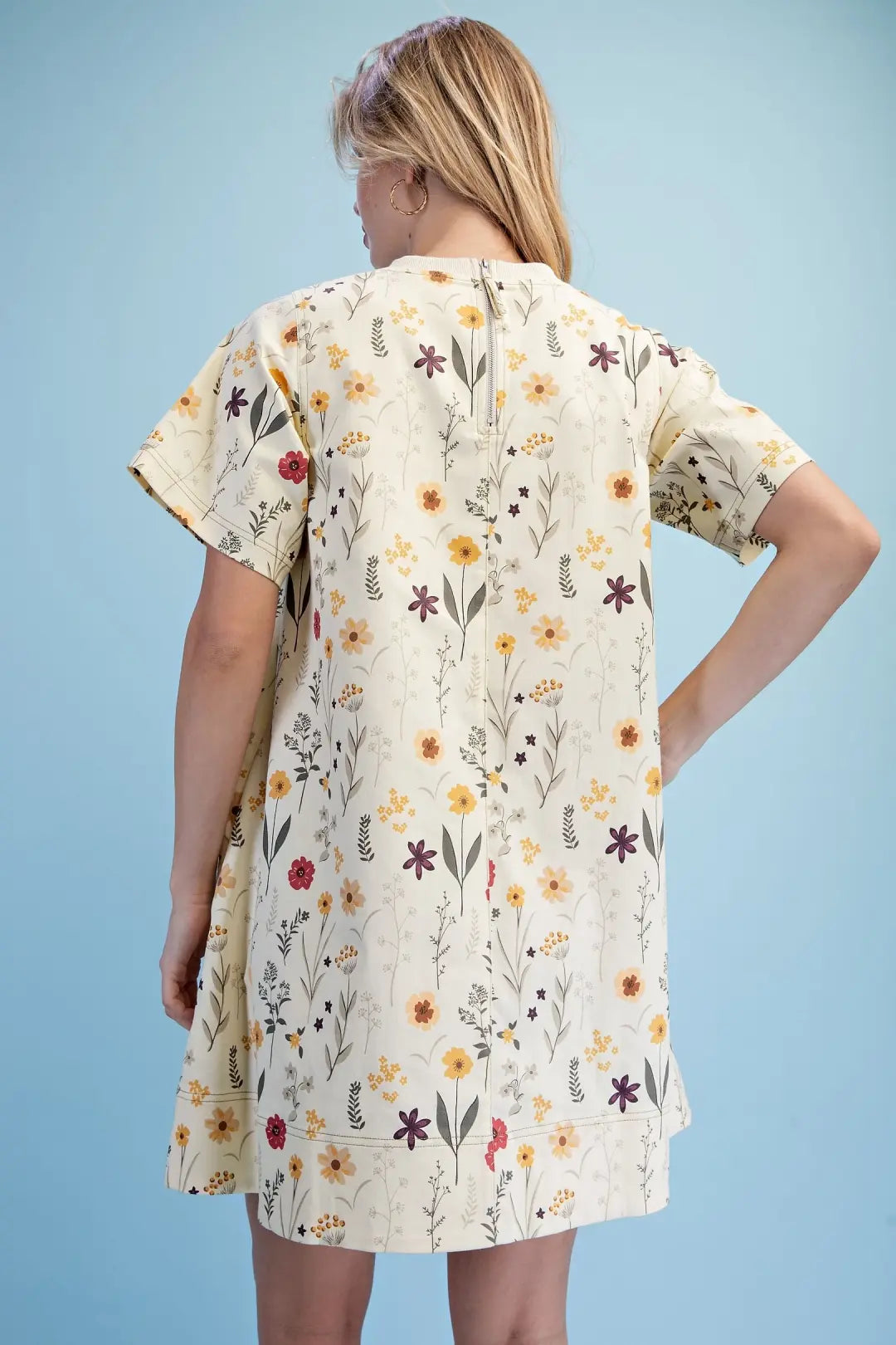 Vanilla Mix Floral Print A-Line Dress SS