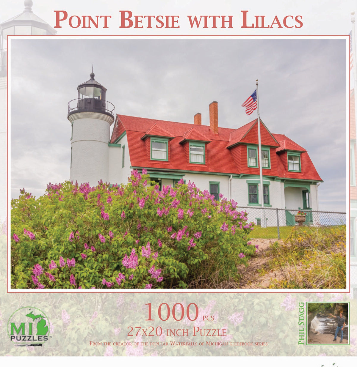 Point Betsie With Lilacs 1000 pc Puzzle