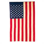 Tea Stained Patriotic American Garden Flag