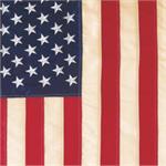 Tea Stained Patriotic American Garden Flag