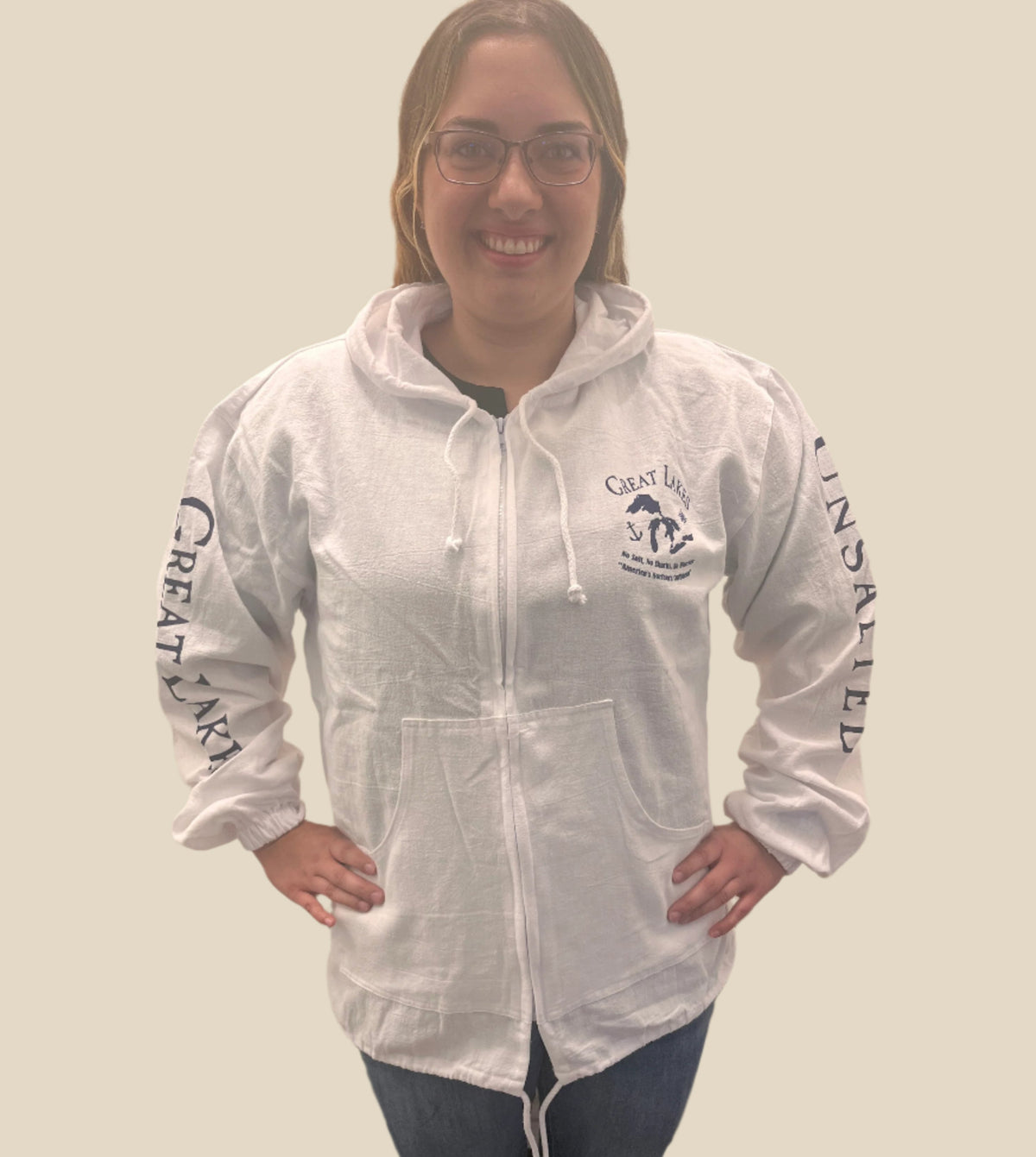 Great Lakes Zip Thin Hoodie