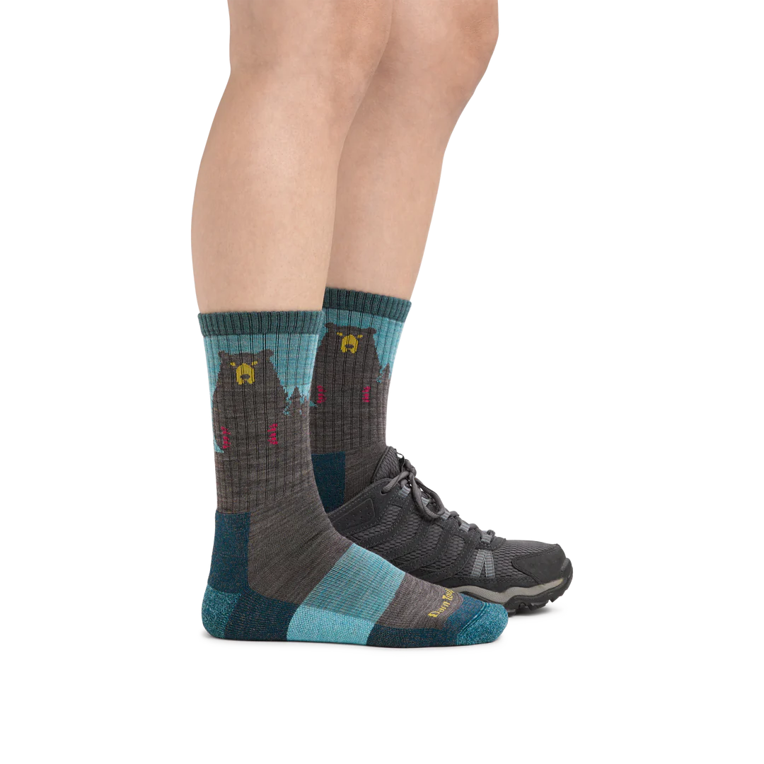 Women&#39;s Bear Town Micro Crew Cushion Lightweight Hiking Socks