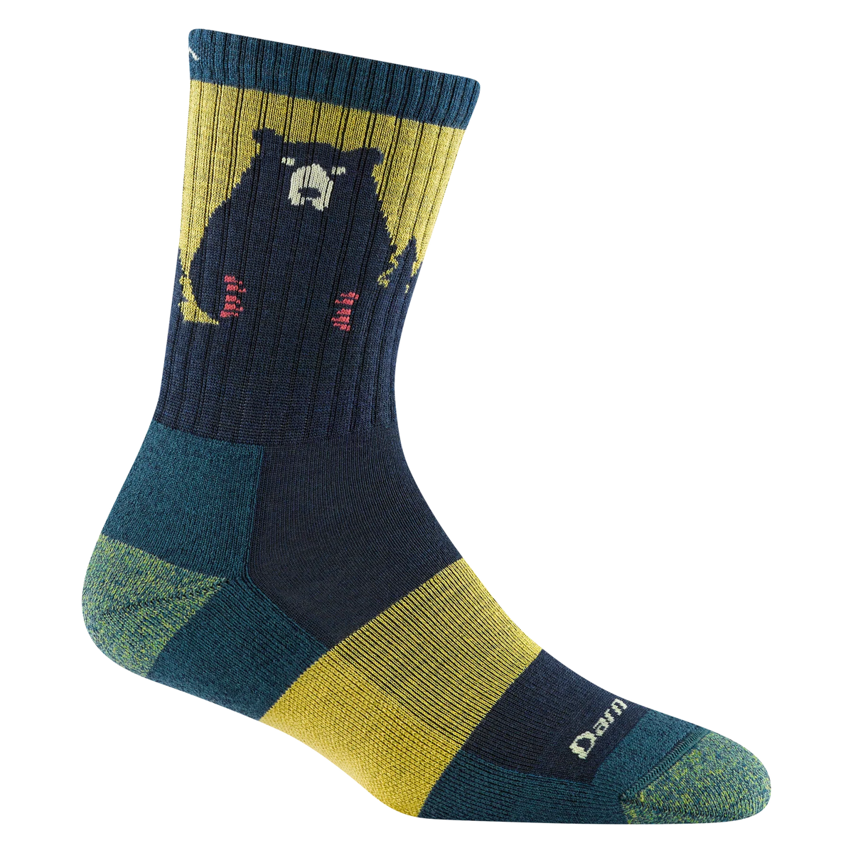 Women&#39;s Bear Town Micro Crew Cushion Lightweight Hiking Socks