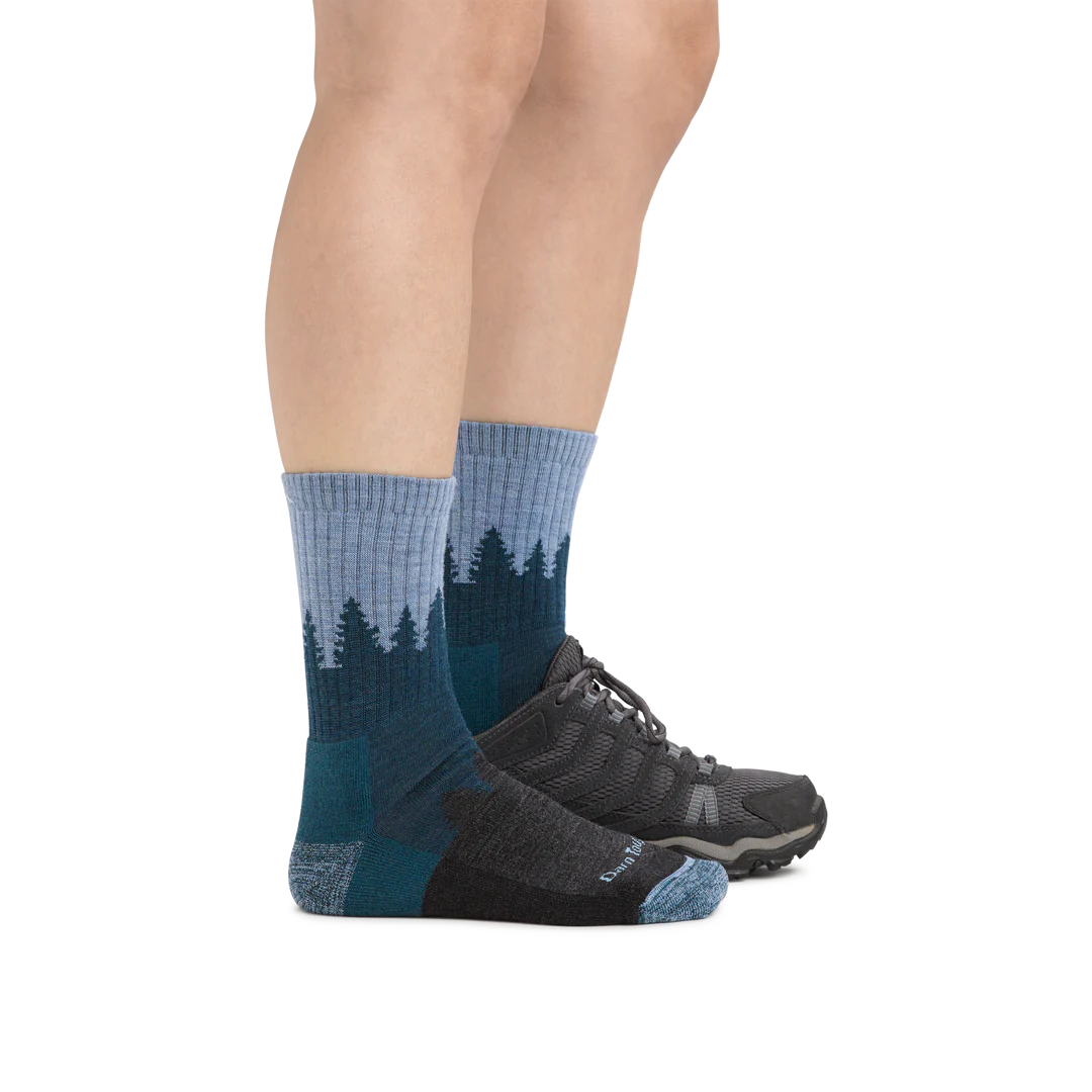 Women&#39;s Treeline Micro Crew Cushion Midweight Hiking Socks