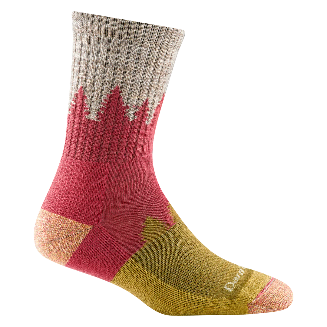 Women&#39;s Treeline Micro Crew Cushion Midweight Hiking Socks