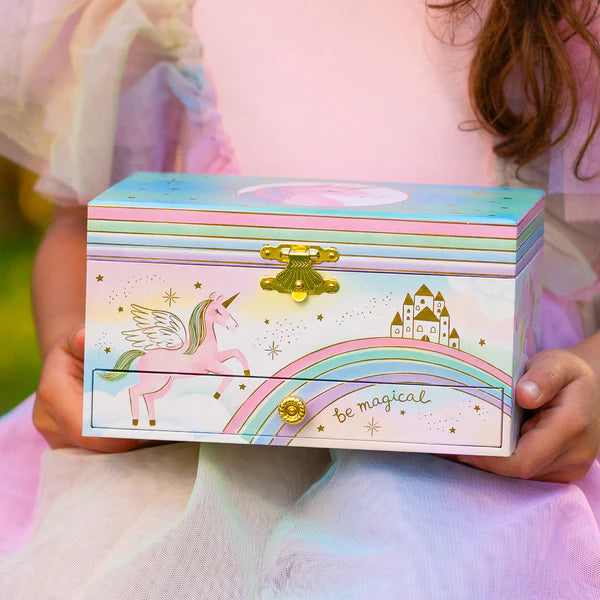 Unicorn Musical Jewelry Box w/ 1 Drawer