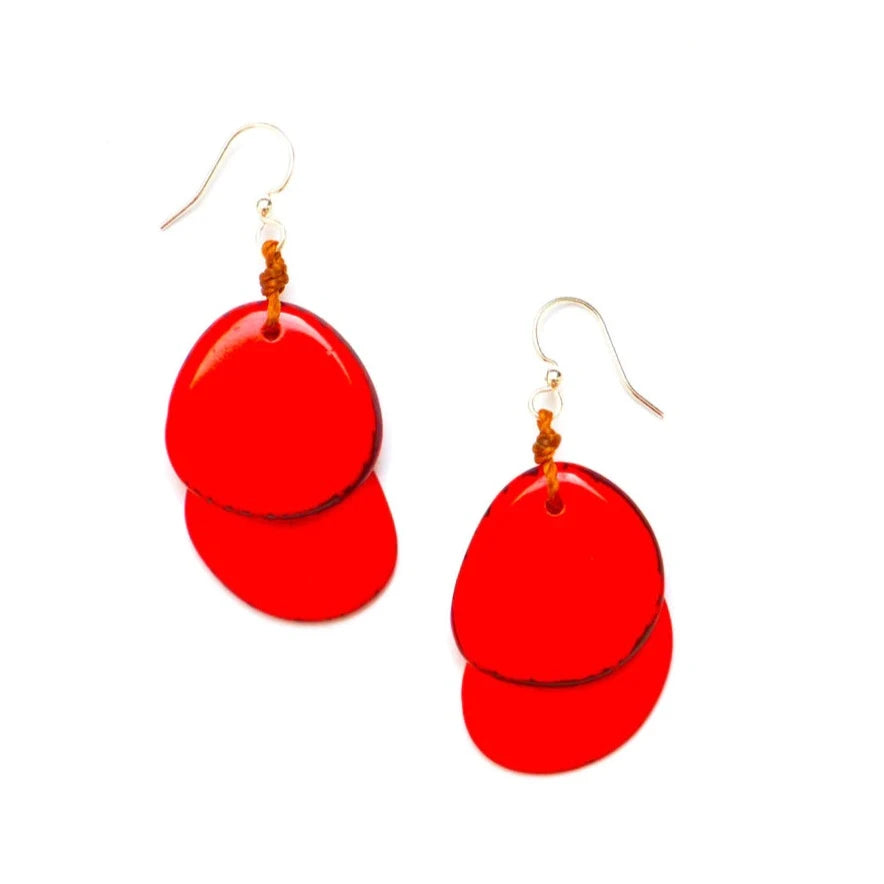 Tagua Fiesta Earrings